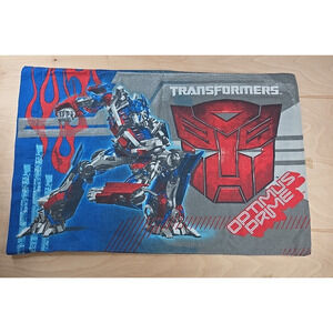 Transformers Reversible Standard Size Pillow Case Optimus Prime Megatron Hasbro